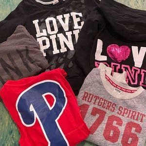 Bundle of Victoria’s Secret PINK swearshirts